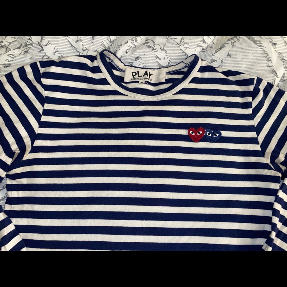 Commes des garcon striped longsleeve tee